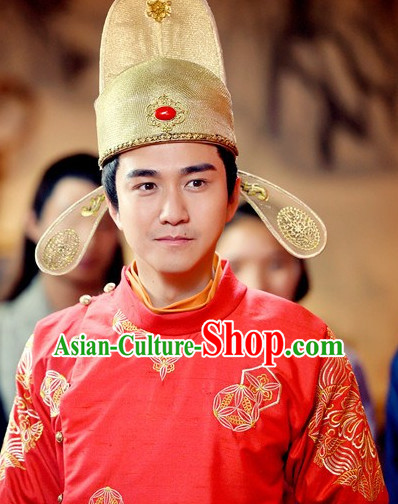 Ancient Chinese Traditional Style Bridegroom Hat