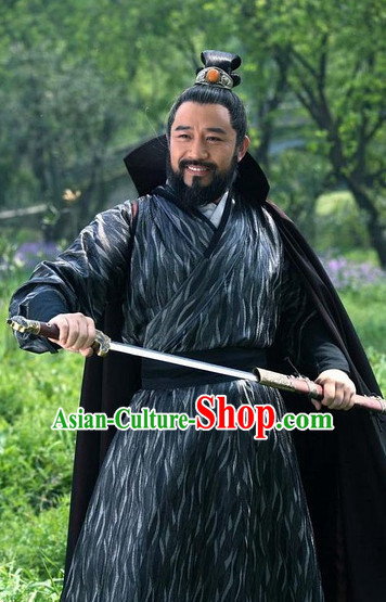 Ancient Chinese Style Knight Costumes Dress Authentic Clothes Culture Traditional National Clothing Complete Set