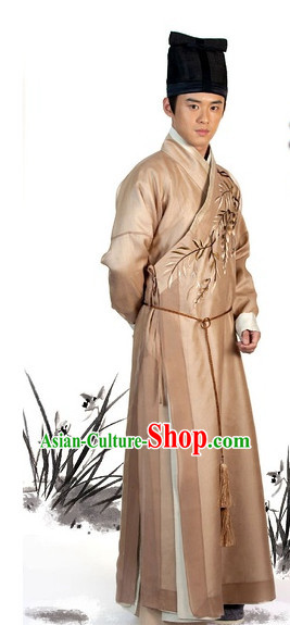 Traditional Chinese Ancient Nobleman Costume Complete Set for Men