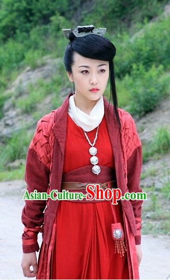 Ancient Chinese Style Nv Xia Costumes Complete Set
