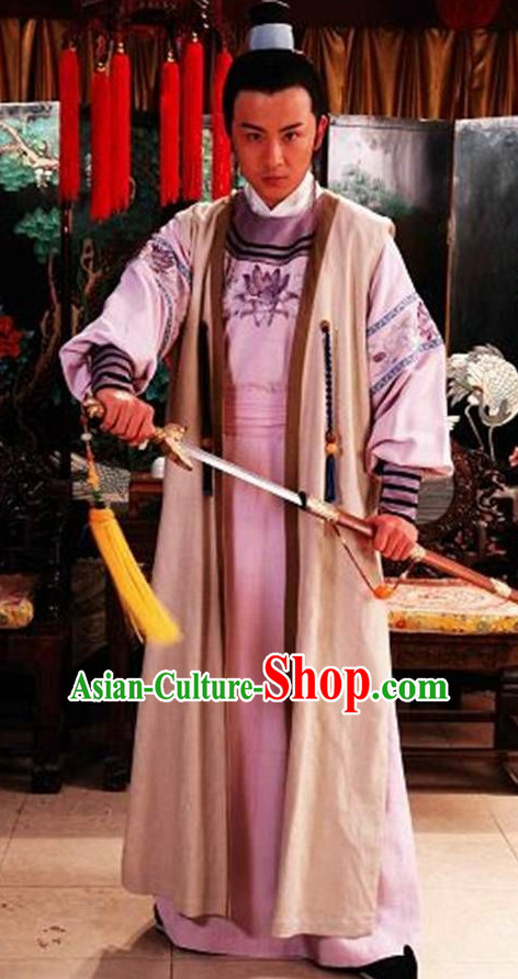 Traditional Chinese Ancient Prince Costumes Complete Set