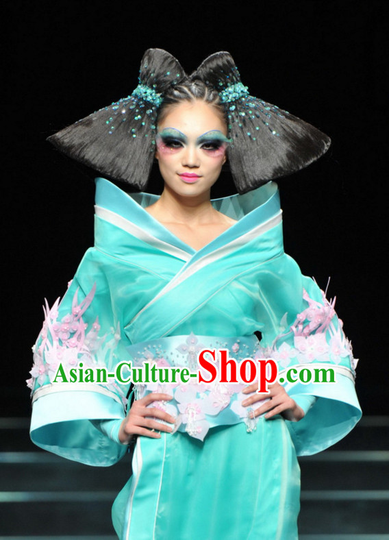 Asian Chinese Fashion Custom Tailored Custom Make Made to Order Chinese Style Fantasy Custom Made Professional Stage Performance Wig