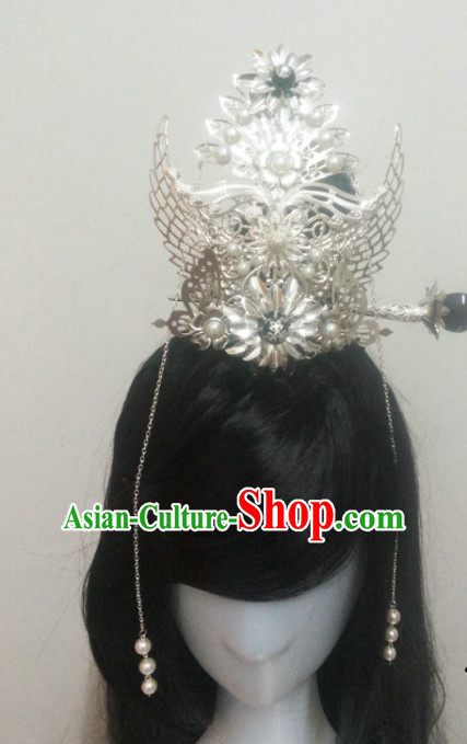 Ancient Chinese Imperial Royal Prince Hair Jewelry Crown