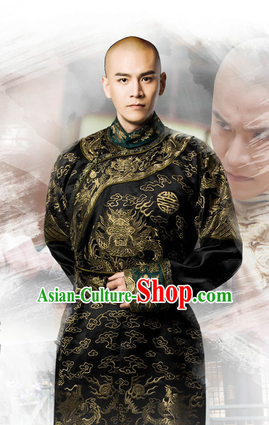 Ancient Chinese Imperial Prince Clothes Complete Set for Men