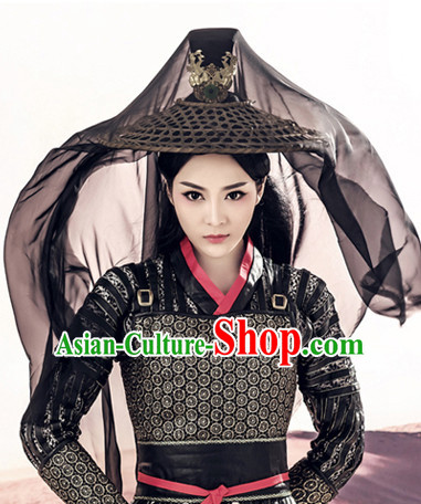 Ancient Chinese Traditional Bamboo Hat for Women or Men