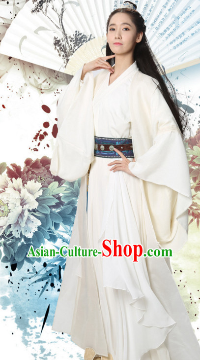 Ancient Chinese Young Women Female Hanfu Dresses Complete Set