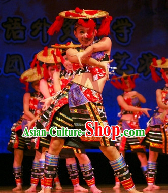 Chinese Traditional Ethnic Dancing Dress Dancewear Costumes Dancer Costumes Dance Costumes Chinese Dance Clothes Traditional Chinese Clothes Complete Set for Women