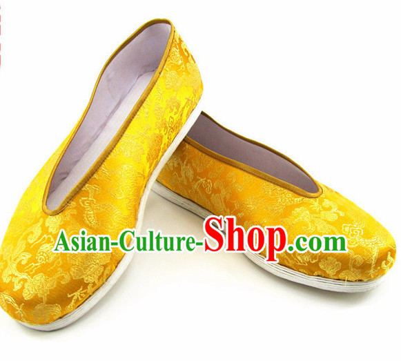 Top Chinese Traditional Tai Chi Shoes Kung Fu Shoes Martial Arts Auspicious Cloud Shoes for Men or Women