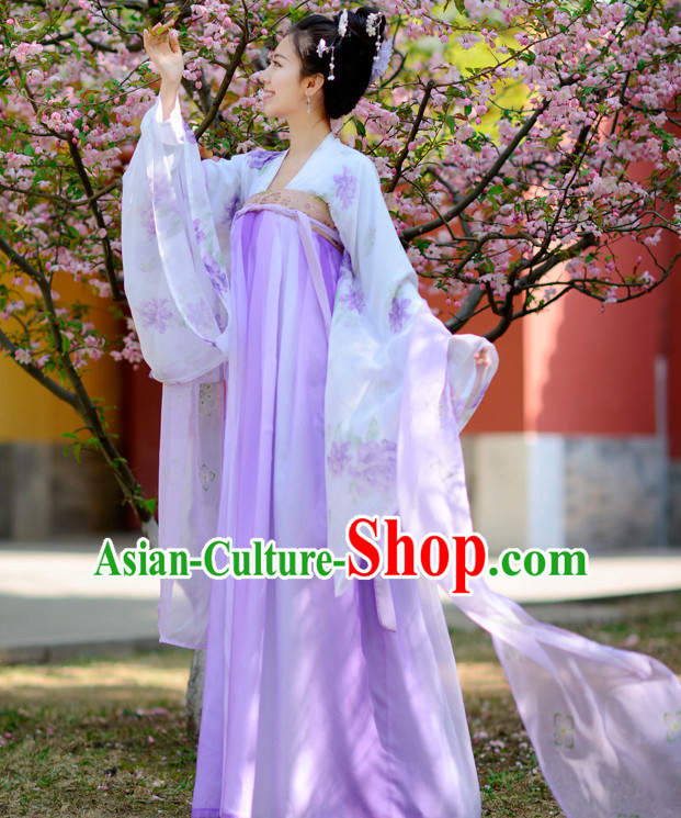 Top Chinese Tang Dynasty Hanfu Clothing Chinese Hanfu Costume Hanfu Dress Ancient Chinese Costumes Complete Set for Women Girls Children