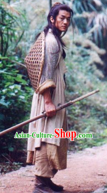 Chinese Ancient Male Knight Costumes Complete Set