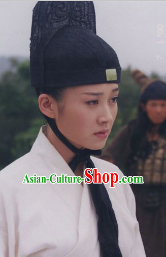 Chinese Ancient Xiao Ao Jiang Hu TV Series Ren Yingying Black Hat