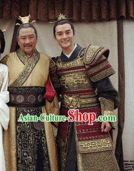 Chinese Ancient Style Emperor Costumes Complete Set for Men