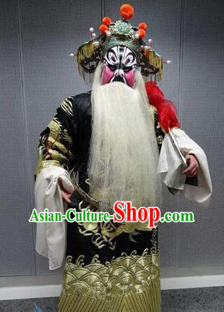 Chinese Beijing Opera Costumes Peking Opera Prime Minister Costume Complete Set for Men