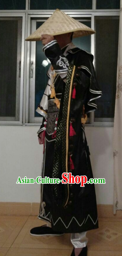 China Costume Cosplay Armor Archer Costume Avatar Costumes Wonderflex Knight Armorsuit Leather Metal Fantasy Armoury and Hair Decortaions Complete Set