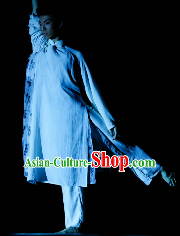 Chinese Classical Dance Costume Folk Dancing Costumes Traditional Chinese Dance Costumes Asian Dance Costumes Complete Set for Men