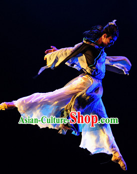 Chinese Classical Dance Costume Folk Dancing Costumes Traditional Chinese Dance Costumes Asian Dance Costumes Complete Set for Men
