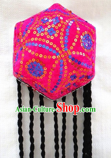 Traditional Chinese Xinjiang Hat for Girls