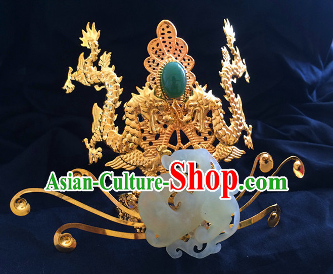 Chinese Ancient Style Prince Headpieces Hair Jewelry Coronet for Men