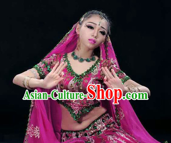 Indian Classical Folk Dance Dress Clothing Dresses Costume Classic Dancing Cultural Dances Costumes for Women