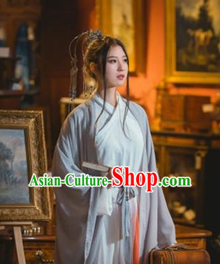 Ancient Chinese Drama Scene Costume Clothing Complete Set for Women or Men