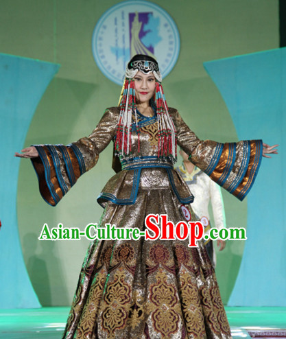 Traditional Mongolian Clothing Traditional Mongolian Clothing Folk Empress Costumes for Women
