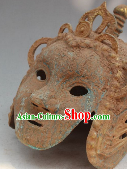 Ancient Chinese Style Archaic General Warrior Helmet