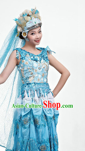 Traditional Chinese Classical Dance Costumes for Girls