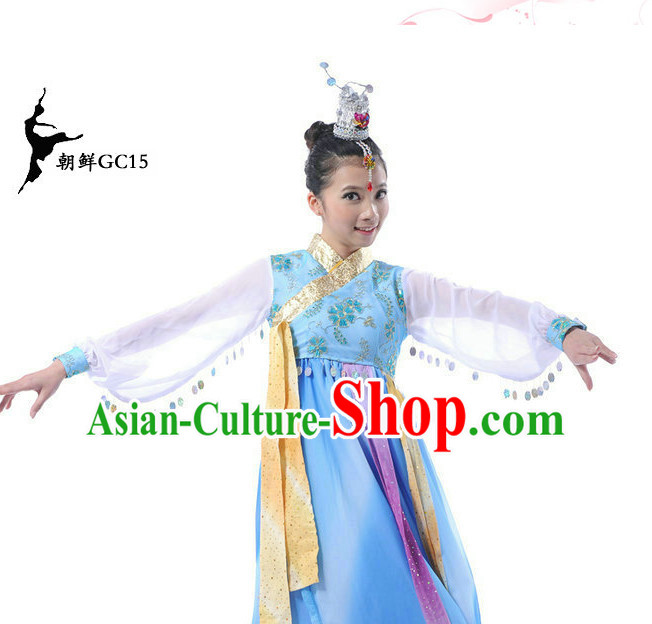 Traditional Korean Ethnic Dance Costumes for Girls
