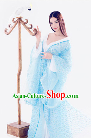 Traditional Chinese Ancient Fairy Costumes Complete Set for Women Girls Kids Adults