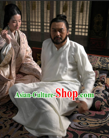Ancient Chinese Emperor Pajamas Hanfu Han Fu Clothing Complete Set