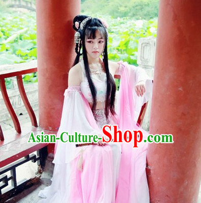 Ancient Chinese Dancer Clothing Traditional Chinese Clothes Dresses Tangzhuang Han Fu Complete Set for Women