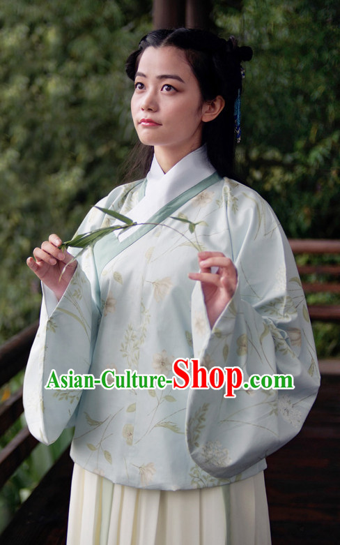 Ancient Chinese Ming Dynasty Clothing Chinese National Costumes Ancient Chinese Costume Traditional Chinese Clothes Complete Set for Women Girls