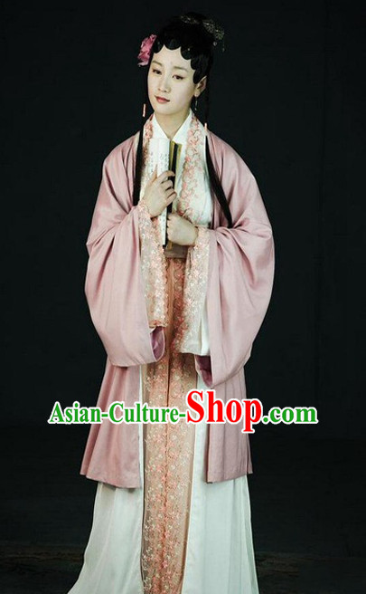 Top Chinese Traditional Clothing Theater and Reenactment Costumes Red Chamber Chinese Clothes Complete Set for Women