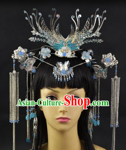 Top Chinese Empress Phoenix Hair Style China Hairpieces Chinese Traditional Hairpins Bridal Headwear