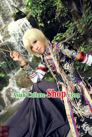 Chinese Ancient Style Cosplay Costume National Costumes Stage Play Dramas Drama Costume for Men