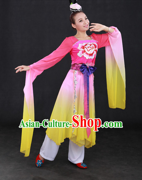 Long Sleeve Happy Festival Chinese Minority Dress Han Uniform Traditional Stage National Costume Sale