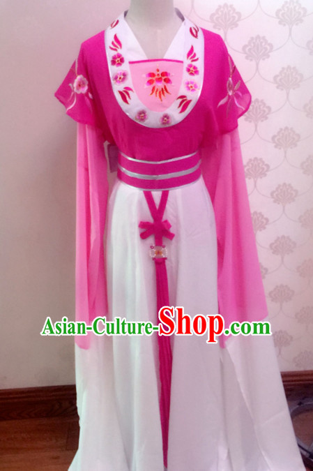 Chinese Yue Opera Costumes Huang Mei Opera Costume Complete Set for Women