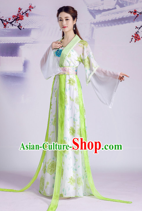 Traditional Chinese Hanfu Women Clothes CLassical Dress Complete Set