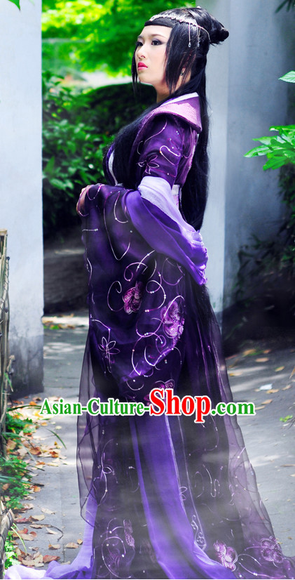 Purple Ancient China Princess Imperial Garment Traditional Costumes High Quality Chinese National Costume Complete Set for Women