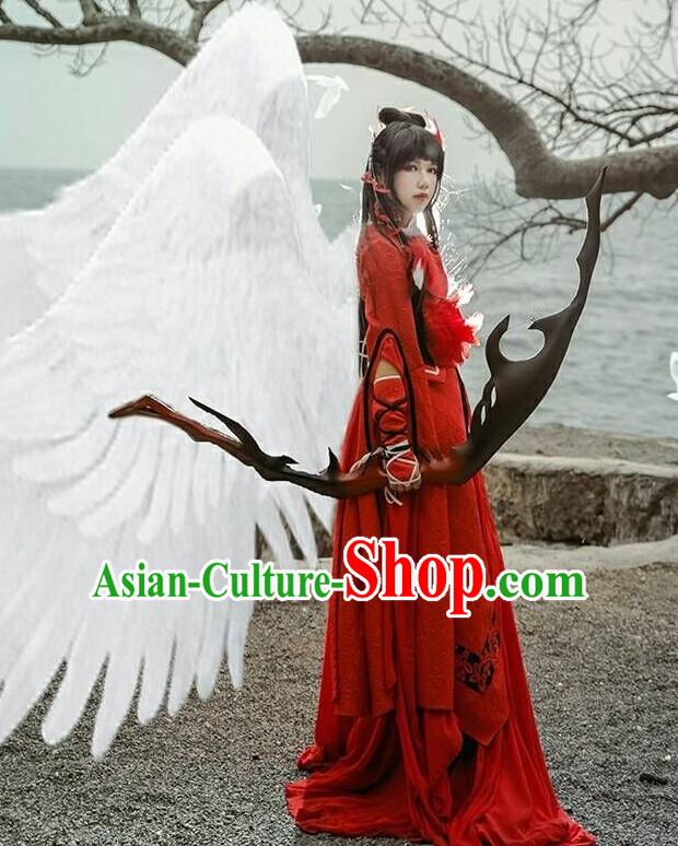 Ancient Chinese Wedding Dresses Hanzhuang Han Fu Han Clothing Traditional Chinese Dress Hanfu National Costume Complete Set for Women