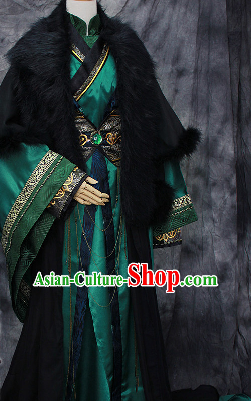 Chinese Classical Prince Royal Hanfu Han Fu Clothes Complete Set for Men
