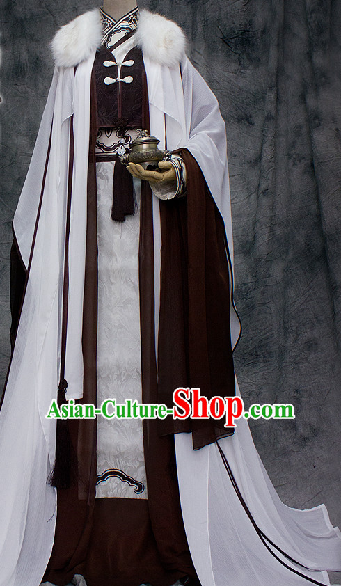 Chinese Classical Emperor Imperial Dresses Hanfu Han Fu Complete Set for Men