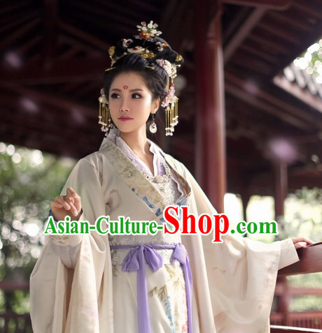 Chinese Ancient Style Princess Black Wigs and Headgear