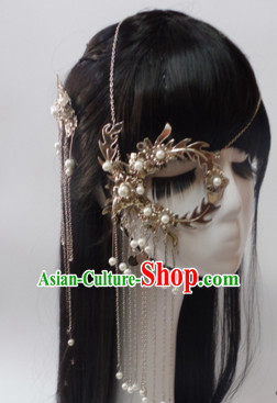 Chinese Classic Princess Fairy Headwear Crowns Hats Headpiece Hair Accessories Jewelry Set