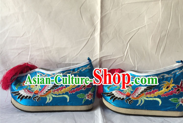 China Beijing Opera Embroidered Phoenix Shoes