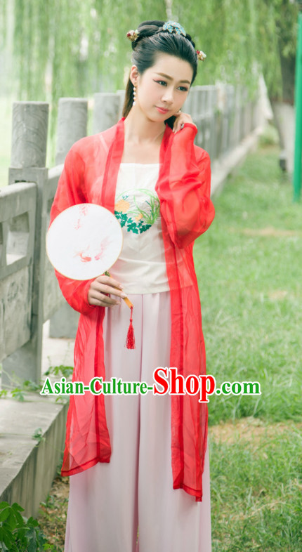 Chinese Hanbok Kimono Stage Opera Costume Dresses Costume Ancient Cosplay Complete Set