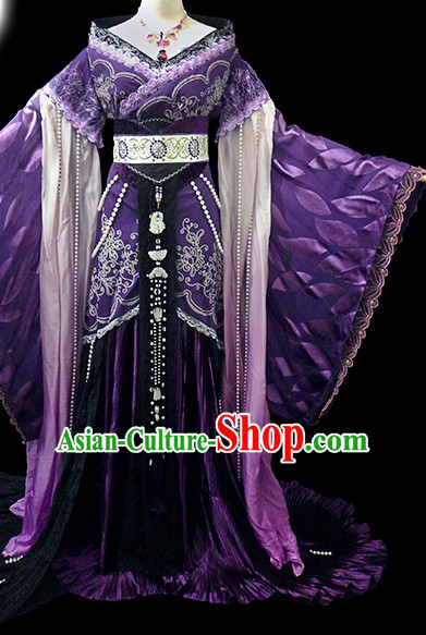 Chinese Women Royal Hanbok Kimono Stage Opera Costume Dresses Costume Ancient Cosplay Complete Set