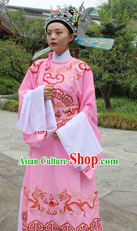 Chinese Opera Stage Costume Embroidered Hanfu Dress Gown Costumes Ancient Costume Clothing Complete Set