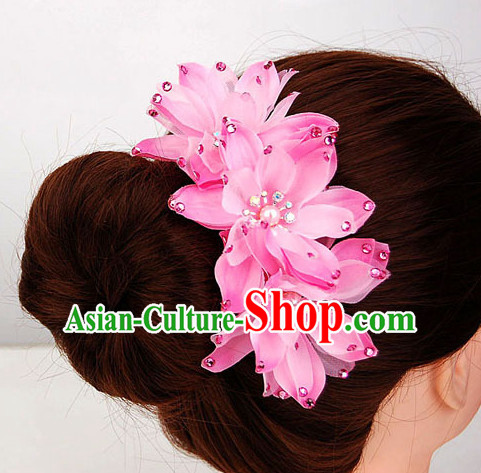 Traditional Chinese Flower Hair Decorations
