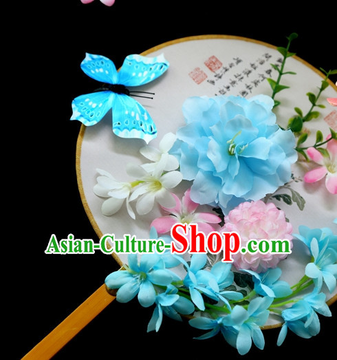 Chinese Handmade Fan Stage Performance Flower Fan